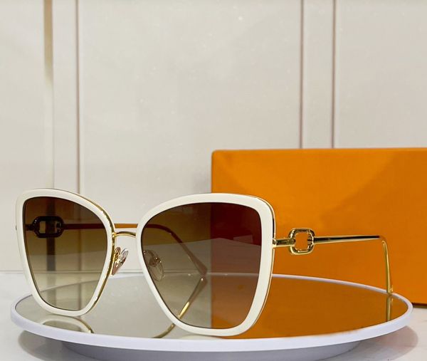 gold metal white brown shaded cat eye sunglasses women sun glasses shades outdoor uv400 eyewear with box, White;black
gold metal white brown shaded cat eye sunglasses women sun glasses shades outdoor uv400 eyewear with box, White;black