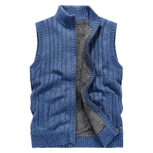 men's vests autumn winter sweater men's knitted vest stand collar velvet thick warm jacket men's sweaters warm knitted sweate, Black;white
men's vests autumn winter sweater men's knitted vest stand collar velvet thick warm jacket men's sweaters warm knitted sweate, Black;white