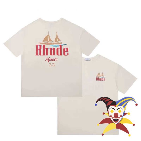 men's t-shirts 2022ss rhude sailing tee men women t-shirts t221202, White;black
men's t-shirts 2022ss rhude sailing tee men women t-shirts t221202, White;black