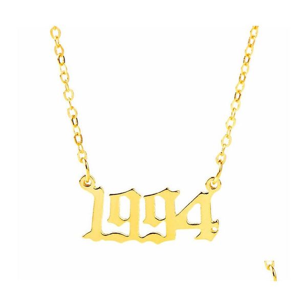 pendant necklaces unique birth year number necklaces for women gold color choker necklace custom 1980 to pendant birthday gift drop dh7zx, Silver
pendant necklaces unique birth year number necklaces for women gold color choker necklace custom 1980 to pendant birthday gift drop dh7zx, Silver