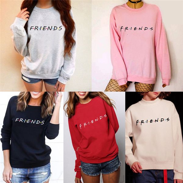 women's hoodies sweatshirts womens 5 colors letters friends print long sleeve hoodie sweatshirt ladies slouch pullover jumper s m xl, Black
women's hoodies sweatshirts womens 5 colors letters friends print long sleeve hoodie sweatshirt ladies slouch pullover jumper s m xl, Black