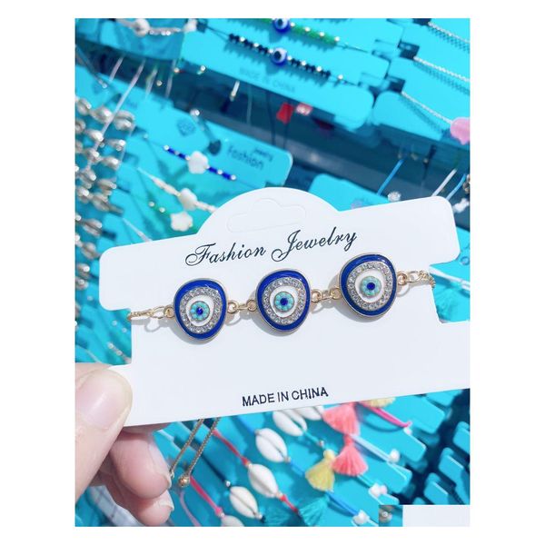 charm bracelets fashion jewelry devils eye bracelet glaze blue pendant adjustable chain drop delivery bracelets dhcjv, Golden;silver
charm bracelets fashion jewelry devils eye bracelet glaze blue pendant adjustable chain drop delivery bracelets dhcjv, Golden;silver