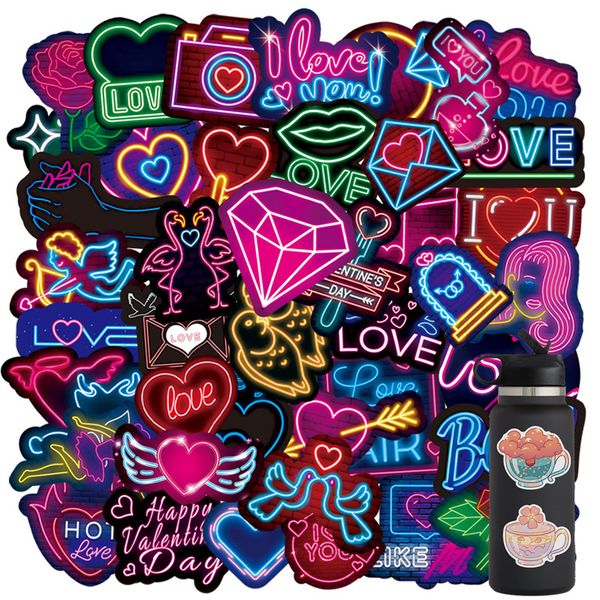 50pcs colorful neon sticker valentine's day diamond flowers stickers book lapguitar motorcycle luggage skateboard diy decorative decal
50pcs colorful neon sticker valentine's day diamond flowers stickers book lapguitar motorcycle luggage skateboard diy decorative decal