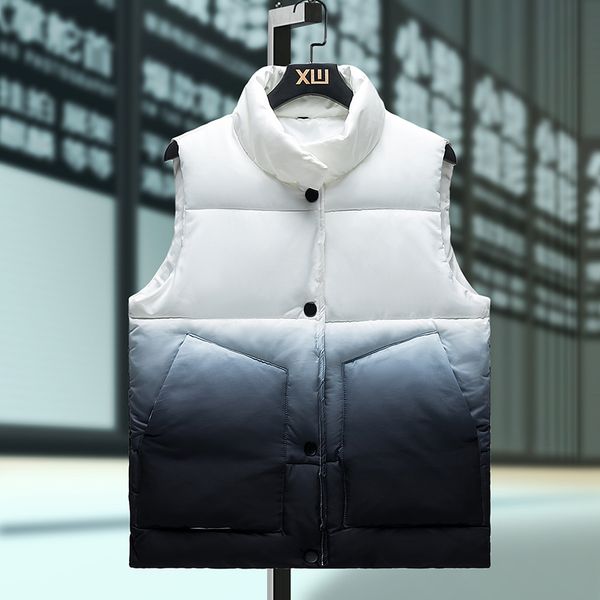 men's vests mens vest jacket men autumn warm sleeveless jackets male winter casual waistcoat vest plus size brand clothing mj17 221202, Black;white 
men's vests mens vest jacket men autumn warm sleeveless jackets male winter casual waistcoat vest plus size brand clothing mj17 221202, Black;white