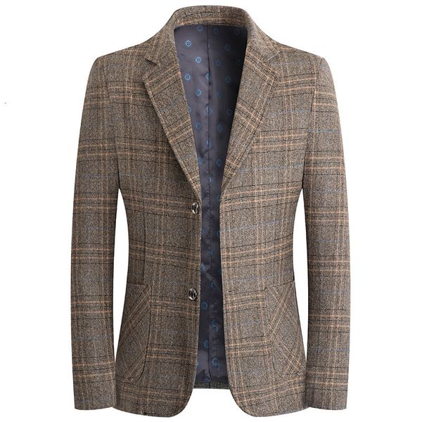 men's suits blazers fashion casual boutique plaid wool suit coat / slim fit business dress jacket 221201, White;black
men's suits blazers fashion casual boutique plaid wool suit coat / slim fit business dress jacket 221201, White;black