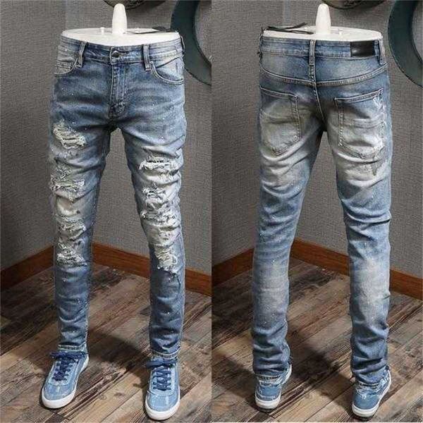 men's jeans patches detail biker fit men slim motorcycle for mens vintage distressed denim jean pantshf4c, Blue
men's jeans patches detail biker fit men slim motorcycle for mens vintage distressed denim jean pantshf4c, Blue