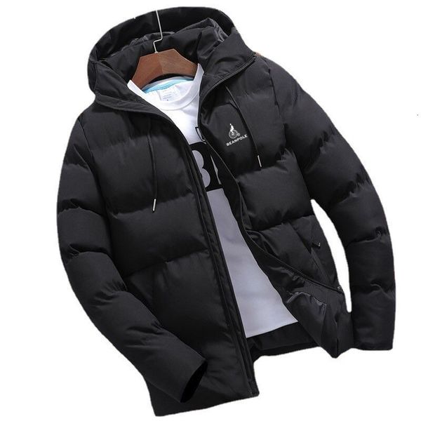 men's jackets beanpole black down winter coat fashion loose bakery thick warm padded 221201, Black;brown
men's jackets beanpole black down winter coat fashion loose bakery thick warm padded 221201, Black;brown