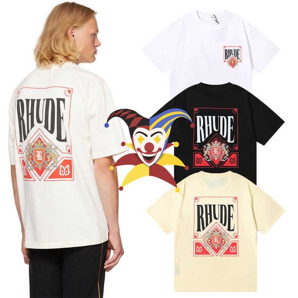 men's t-shirts oversized rhude t shirt men women 1 1 version red card printing hip-hop rhude t-shirt short sleeve t221202, White;black
men's t-shirts oversized rhude t shirt men women 1 1 version red card printing hip-hop rhude t-shirt short sleeve t221202, White;black