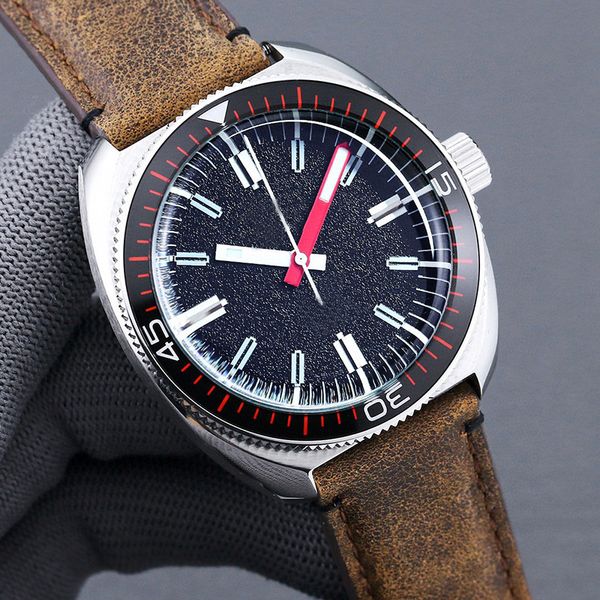 watch mens watches mechanical fashion wristwatches business wristwatch leather strap montre de luxe 43mm luminous watches, Slivery;brown
watch mens watches mechanical fashion wristwatches business wristwatch leather strap montre de luxe 43mm luminous watches, Slivery;brown