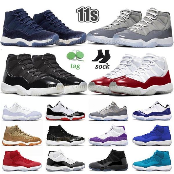 2023 high jumpman 11 basketball shoes mens womens cherry 11s high suede blue concord low pure violet velvet midnight navy wine like 96 82 bo, Black
2023 high jumpman 11 basketball shoes mens womens cherry 11s high suede blue concord low pure violet velvet midnight navy wine like 96 82 bo, Black