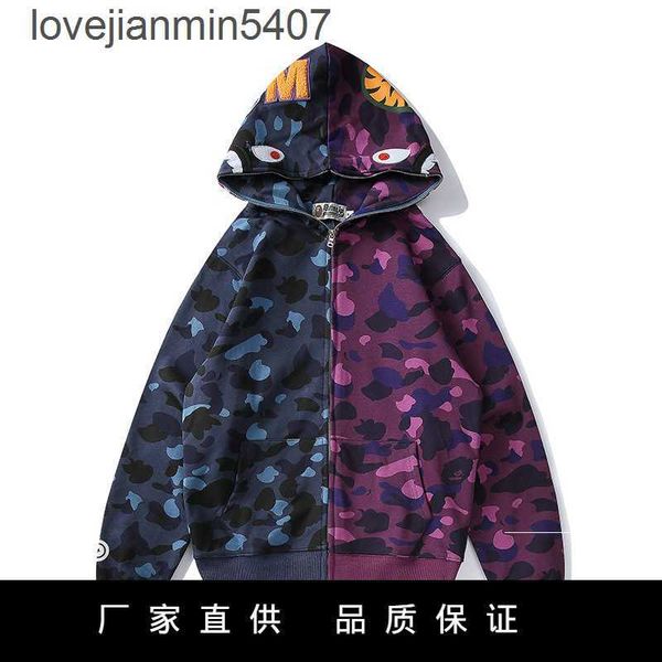 fashion popular logo men's hoodie shop wholesale and retail autumn winter new br camouflage stitched shark hooded cardigan zipper sweat, Black
fashion popular logo men's hoodie shop wholesale and retail autumn winter new br camouflage stitched shark hooded cardigan zipper sweat, Black