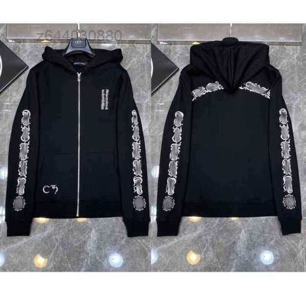 men's hoodies sweatshirts luxury classic ch designer hoodie fashion men women horseshoe sanskrit loose zipper jacket pullover hooded co, Black
men's hoodies sweatshirts luxury classic ch designer hoodie fashion men women horseshoe sanskrit loose zipper jacket pullover hooded co, Black