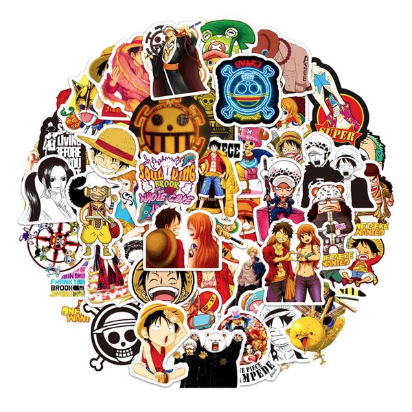 50pcs/pack anime one piece stickers book lapguitar motorcycle luggage skateboard diy decorative decal
50pcs/pack anime one piece stickers book lapguitar motorcycle luggage skateboard diy decorative decal
