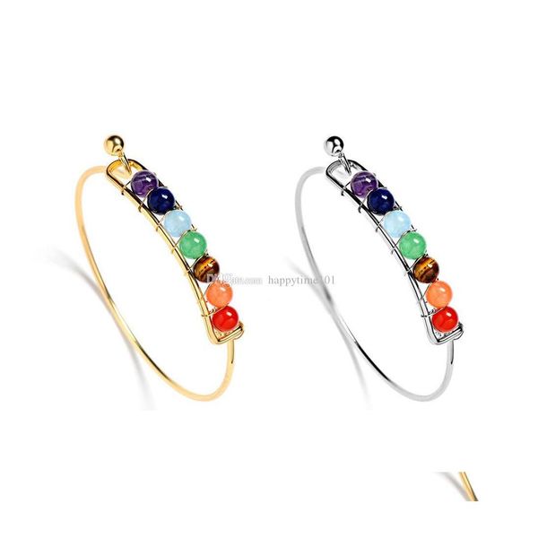 charm bracelets natural stone bracelets 7 reiki chakra healing nce beads bangle bracelet for women stretch yoga jewelry drop delivery dhhuj, Golden;silver
charm bracelets natural stone bracelets 7 reiki chakra healing nce beads bangle bracelet for women stretch yoga jewelry drop delivery dhhuj, Golden;silver
