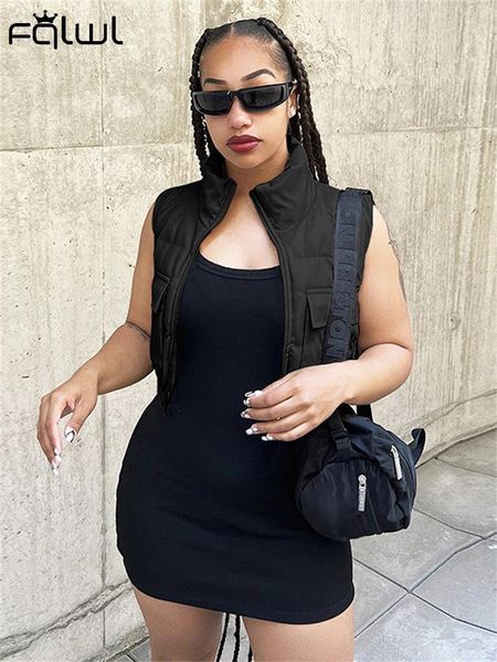 women's vests fqlwl autumn fashion black jackets for women solid zipper crop coats vest sleeveless turtleneck puffer jacket 221202, Black;white
women's vests fqlwl autumn fashion black jackets for women solid zipper crop coats vest sleeveless turtleneck puffer jacket 221202, Black;white