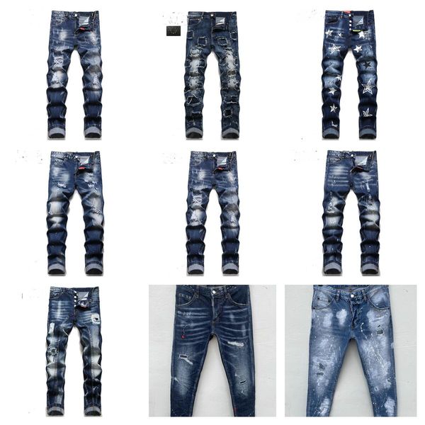 2022 fw 23ss luxury brand designer d2 men denim jeans dsquare embroidery pants fashion holes trousers mens clothing us size 28-38 c1, Black;brown
2022 fw 23ss luxury brand designer d2 men denim jeans dsquare embroidery pants fashion holes trousers mens clothing us size 28-38 c1, Black;brown