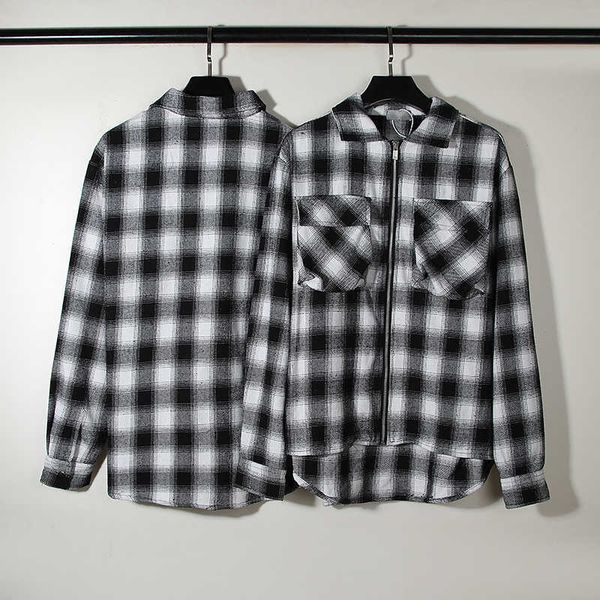 men's jackets askyurself nostalgia flannel black and white plaid vintage work clothes zipper shirt ask high street fashion jacket t2212, Black;brown
men's jackets askyurself nostalgia flannel black and white plaid vintage work clothes zipper shirt ask high street fashion jacket t2212, Black;brown