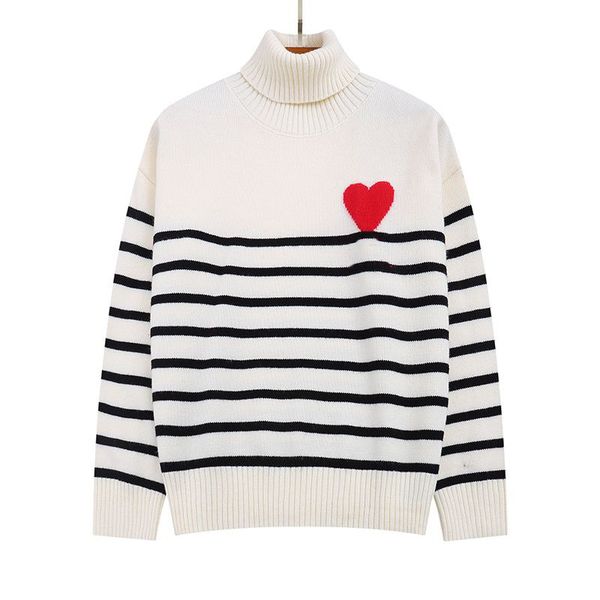 sss sweater man woman three colors knit love a womens turtleneck fashion letter high collar stripe long sleeve clothes 20ss, White;black
sss sweater man woman three colors knit love a womens turtleneck fashion letter high collar stripe long sleeve clothes 20ss, White;black