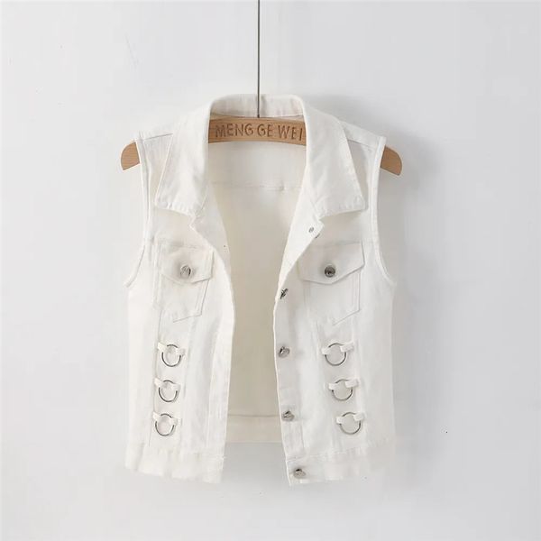 women's vests white black denim vest female spring autumn korean thin denim coat women's short sleeveless waistcoat jacket 221202, Black;white
women's vests white black denim vest female spring autumn korean thin denim coat women's short sleeveless waistcoat jacket 221202, Black;white