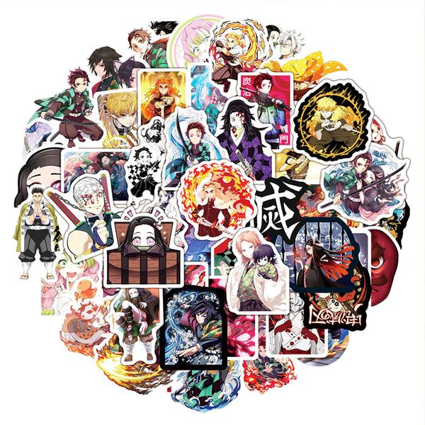 50pcs/pack demon slayer sticker kamado tanjirou vinyl stickers book lapguitar motorcycle luggage skateboard diy decorative decal
50pcs/pack demon slayer sticker kamado tanjirou vinyl stickers book lapguitar motorcycle luggage skateboard diy decorative decal