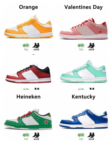 2023 high running shoes mens womens dunks with boxes lows casual big size 13 new turbo green strange love panda pink pigeon valentines day b, Black
2023 high running shoes mens womens dunks with boxes lows casual big size 13 new turbo green strange love panda pink pigeon valentines day b, Black