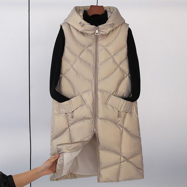 women's vests glossy female hooded long section autumn winter cotton vests fashion 2xl women's winter jackets waistcoats 221202, Black;white
women's vests glossy female hooded long section autumn winter cotton vests fashion 2xl women's winter jackets waistcoats 221202, Black;white