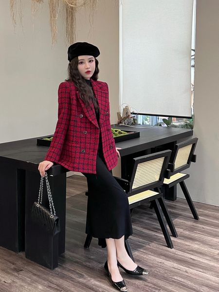 chan new women's brand jacket western suit jacket ootd designer fashion grade autumn winter logo tweed coat leisure spring coats cardig, Black;brown
chan new women's brand jacket western suit jacket ootd designer fashion grade autumn winter logo tweed coat leisure spring coats cardig, Black;brown
