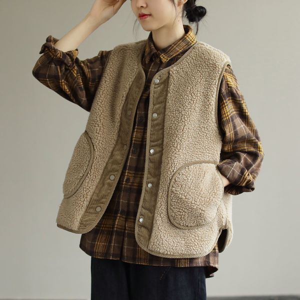 women's vests arrival spring autumn women casual loose o neck sleeveless vest single breasted patchwork cotton corduroy coats w588 2212, Black;white
women's vests arrival spring autumn women casual loose o neck sleeveless vest single breasted patchwork cotton corduroy coats w588 2212, Black;white