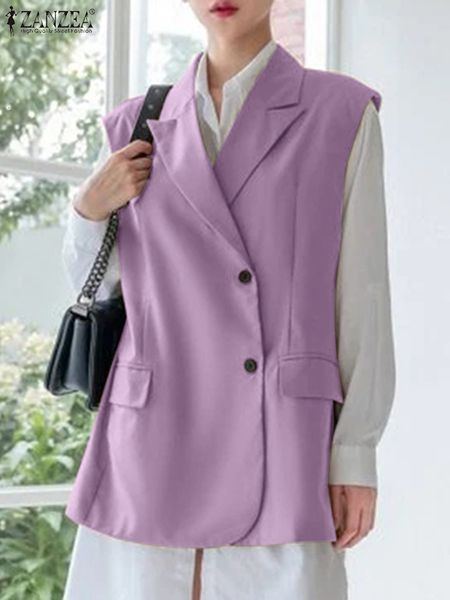 women's vests zanzea fashion ol sleeveless outwears oversized women loose vest casual solid button up work suits coats female streetwea, Black;white
women's vests zanzea fashion ol sleeveless outwears oversized women loose vest casual solid button up work suits coats female streetwea, Black;white
