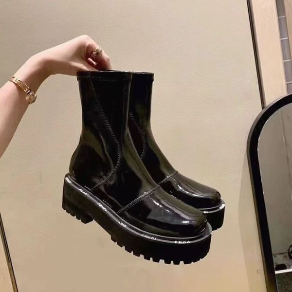 designer patent leather martin boots fashion spring and autumn women's boots round toe letter decoration temperament british style shor, Black
designer patent leather martin boots fashion spring and autumn women's boots round toe letter decoration temperament british style shor, Black