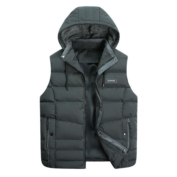 men's vests autumn winter sleeveless jacket men outdoor casual hooded windproof thick warm padded vest men waistcoat large size 3xl7xl, Black;white
men's vests autumn winter sleeveless jacket men outdoor casual hooded windproof thick warm padded vest men waistcoat large size 3xl7xl, Black;white