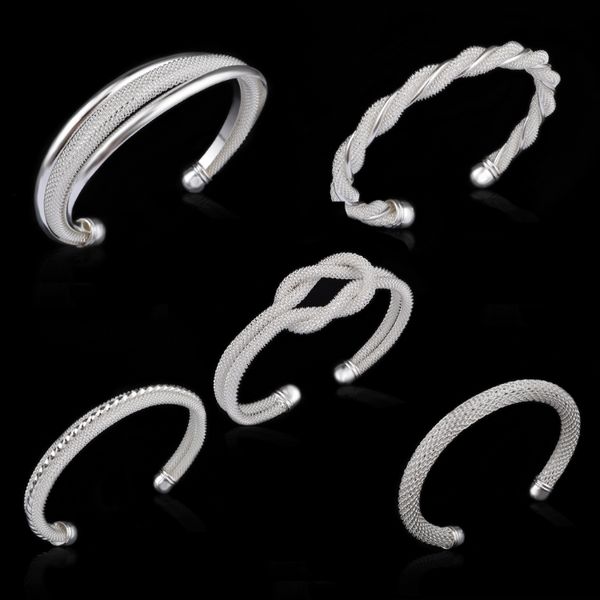 update silver mesh twist knot bracelets open bangle cuffs wristband for women fashion jewelry will and sandy gift, White
update silver mesh twist knot bracelets open bangle cuffs wristband for women fashion jewelry will and sandy gift, White