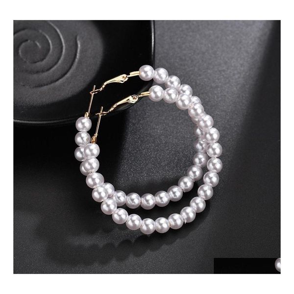 dangle chandelier unique design big geometric earrings womens temperament personality exaggeration fashion imitation pearls round dhijs, Silver
dangle chandelier unique design big geometric earrings womens temperament personality exaggeration fashion imitation pearls round dhijs, Silver