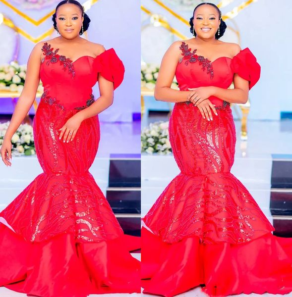2023 arabic aso ebi red mermaid prom dresses lace beaded evening formal party second reception birthday engagement gowns dress zj606, Black
2023 arabic aso ebi red mermaid prom dresses lace beaded evening formal party second reception birthday engagement gowns dress zj606, Black