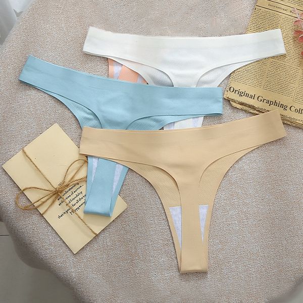 women's panties 3pcs seamless thongs women underwear ice silk sports panties female tback solid sale panties woman intimates bannirou 2, Black;pink
women's panties 3pcs seamless thongs women underwear ice silk sports panties female tback solid sale panties woman intimates bannirou 2, Black;pink