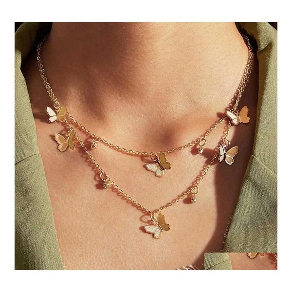 pendant necklaces fashion jewelry mtilayer necklace butterfly pendant drop delivery necklaces pendants dhtwu, Silver
pendant necklaces fashion jewelry mtilayer necklace butterfly pendant drop delivery necklaces pendants dhtwu, Silver
