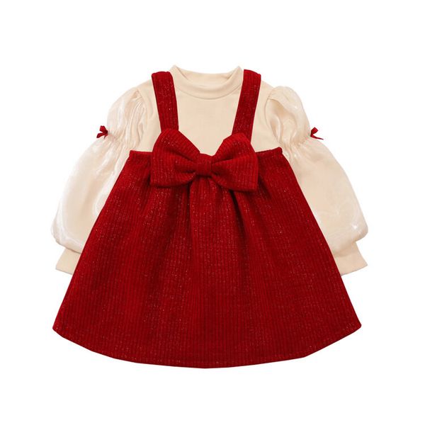snpbaby princess dresses tuxedo suit 2022 winter new baby girl overall dress children's bow little girl skirt, Red;yellow
snpbaby princess dresses tuxedo suit 2022 winter new baby girl overall dress children's bow little girl skirt, Red;yellow