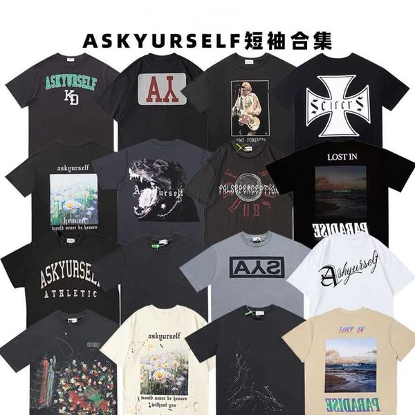 men's t-shirts askyurself logo tee men women high street askyurself t shirt loose fit short sleeve t221202, White;black
men's t-shirts askyurself logo tee men women high street askyurself t shirt loose fit short sleeve t221202, White;black