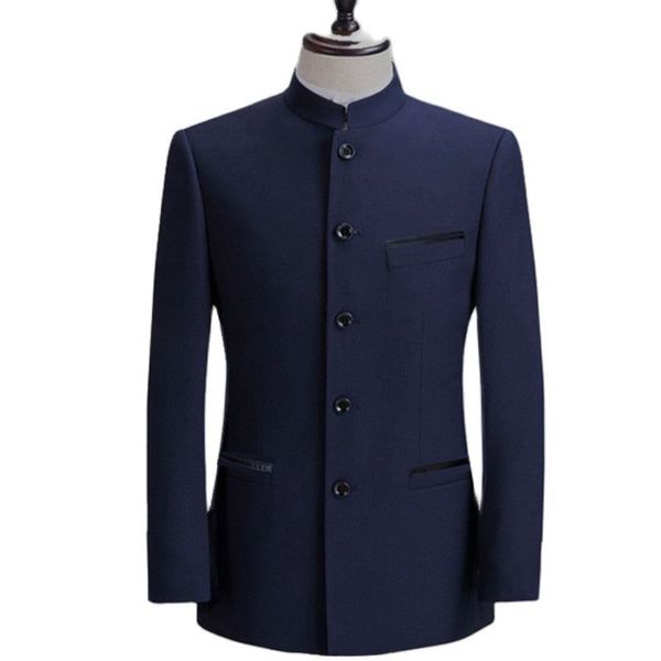 men's suits blazers chinese style mandarin stand collar business casual wedding slim fit blazer men suit jacket male coat 4xl 221201, White;black
men's suits blazers chinese style mandarin stand collar business casual wedding slim fit blazer men suit jacket male coat 4xl 221201, White;black