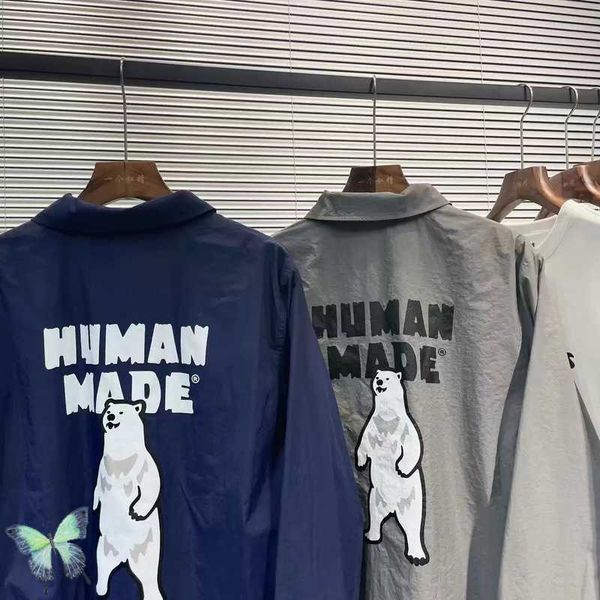 men's jackets humanmade fleece polar bear vintage waterproof windproof jacket coats human made jacket men women t221202, Black;brown
men's jackets humanmade fleece polar bear vintage waterproof windproof jacket coats human made jacket men women t221202, Black;brown