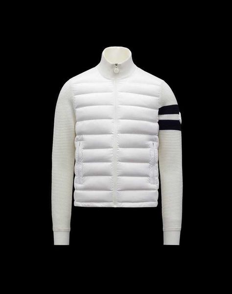 striped sleeve knit panel mens down jacket france luxury brand jackets europe and american style coat size0 3, Black
striped sleeve knit panel mens down jacket france luxury brand jackets europe and american style coat size0 3, Black