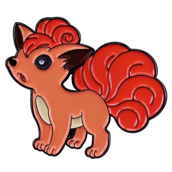 fire type pet fox enamel pin anime game character brooch badge backpack collar pins hat jewelry accessories red-brown animal, Blue
fire type pet fox enamel pin anime game character brooch badge backpack collar pins hat jewelry accessories red-brown animal, Blue