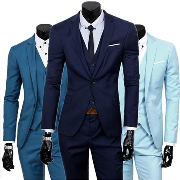 men's suits blazers jacket vest pants slim fit business three piece male groom party dress man wedding sets 221201, White;black
men's suits blazers jacket vest pants slim fit business three piece male groom party dress man wedding sets 221201, White;black