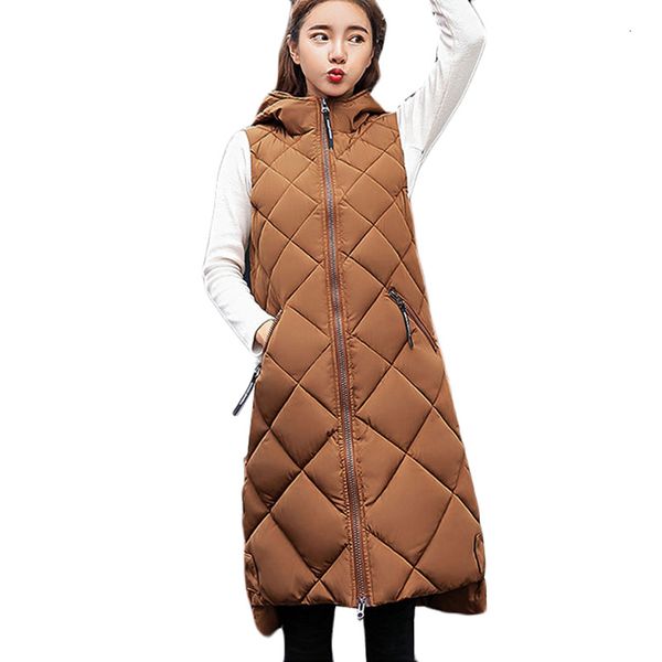 women's vests casual long down cotton vest autumn winter cold warm waistcoat fashion windproof hooded parka overcoat 3xl 85kg 221202, Black;white
women's vests casual long down cotton vest autumn winter cold warm waistcoat fashion windproof hooded parka overcoat 3xl 85kg 221202, Black;white
