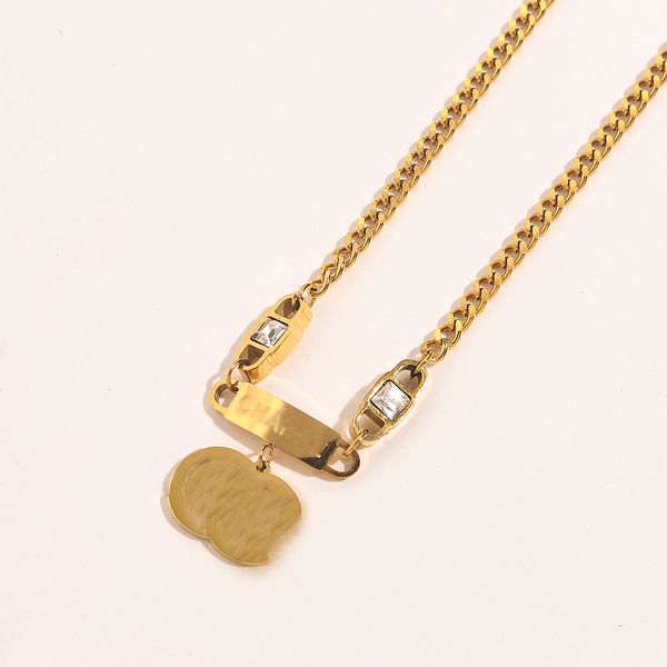 luxury design necklace 18k gold plated brand stainless steel necklaces choker chain round crystal letter pendant fashion womens wedding jewe, Silver
luxury design necklace 18k gold plated brand stainless steel necklaces choker chain round crystal letter pendant fashion womens wedding jewe, Silver