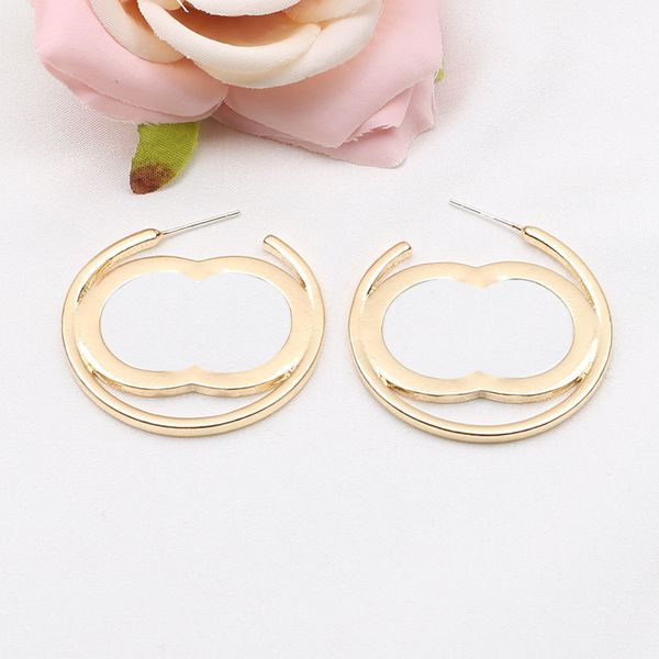 classic big letters circle earrings charm personality geometry ear hoops women hollow letter earrings, Golden
classic big letters circle earrings charm personality geometry ear hoops women hollow letter earrings, Golden