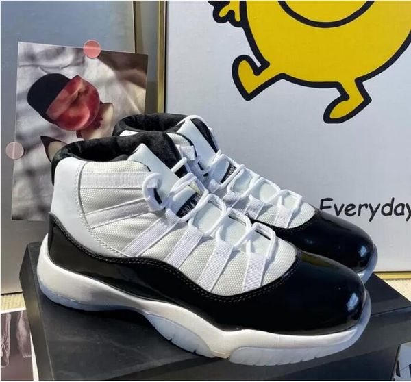 classic men and women 11s sneakers trainers shoes fashion og high casual outdoor non-slip zapatos sports shoes 36-44 a2, Black
classic men and women 11s sneakers trainers shoes fashion og high casual outdoor non-slip zapatos sports shoes 36-44 a2, Black
