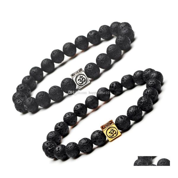 charm bracelets 8mm black lava stone essential oil diffuser beads bracelet square om women men fashion yoga buddha bracelets jewelry dhcej, Golden;silver
charm bracelets 8mm black lava stone essential oil diffuser beads bracelet square om women men fashion yoga buddha bracelets jewelry dhcej, Golden;silver