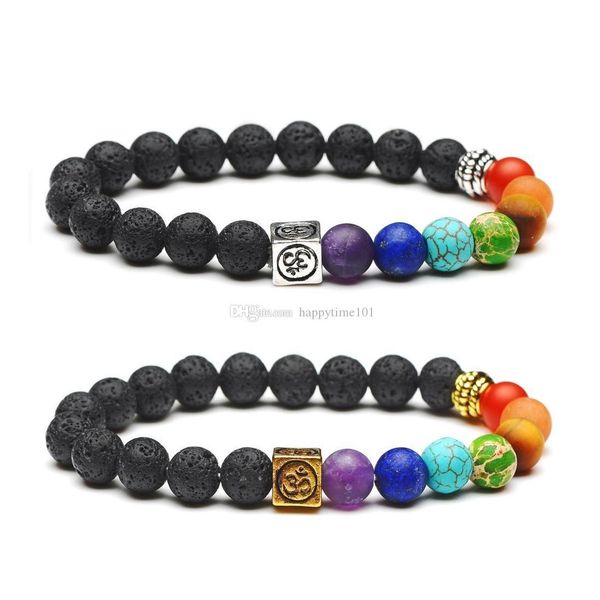 charm bracelets 8mm black lava stone essential oil diffuser bracelet square om 7 chakra beads women men fashion yoga buddha bracelet dhe0g, Golden;silver
charm bracelets 8mm black lava stone essential oil diffuser bracelet square om 7 chakra beads women men fashion yoga buddha bracelet dhe0g, Golden;silver