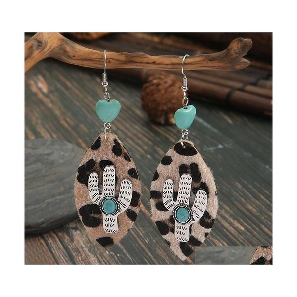 dangle chandelier fashion jewelry retro cactus leopard pu leather earrings women dangle drop delivery dhsr6, Silver
dangle chandelier fashion jewelry retro cactus leopard pu leather earrings women dangle drop delivery dhsr6, Silver